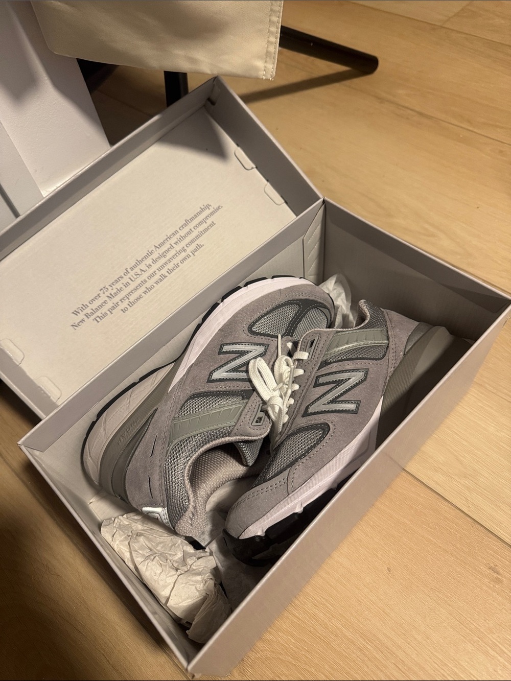 New Balance 990v5 “grey” sneakers